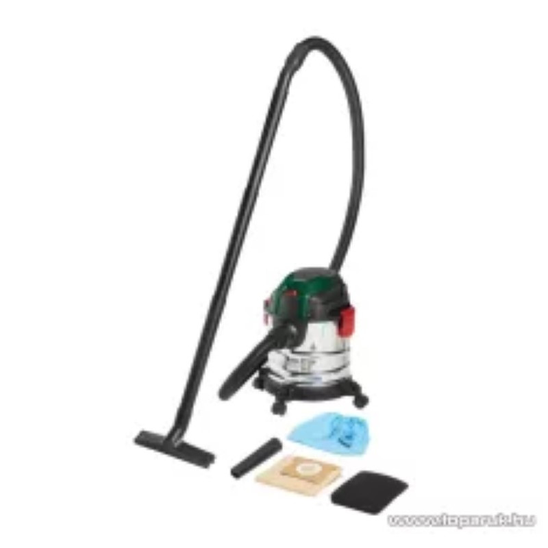ParkSide PWD 12 B1 INOX Száraz-nedves porzsák nélküli porszívó, 12 literes, 1200 W