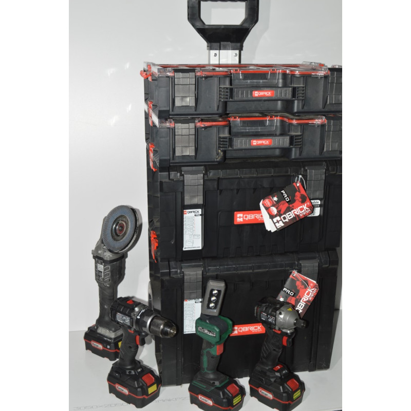 Parkside + Qbrick erőcsomag 8 darabos