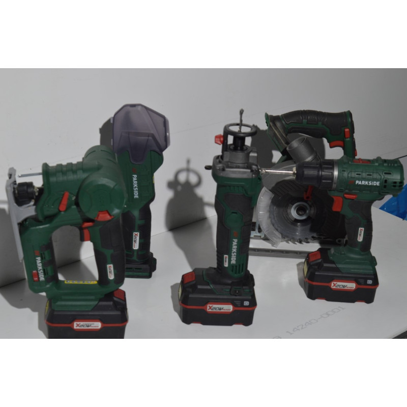 Parkside X20Team + Qbrick 12 részes erőcsomag