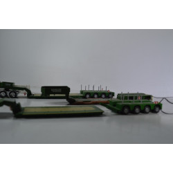 Herpa H0 Kübler nehézvontatók 4 vontató- 5 pótkocsi