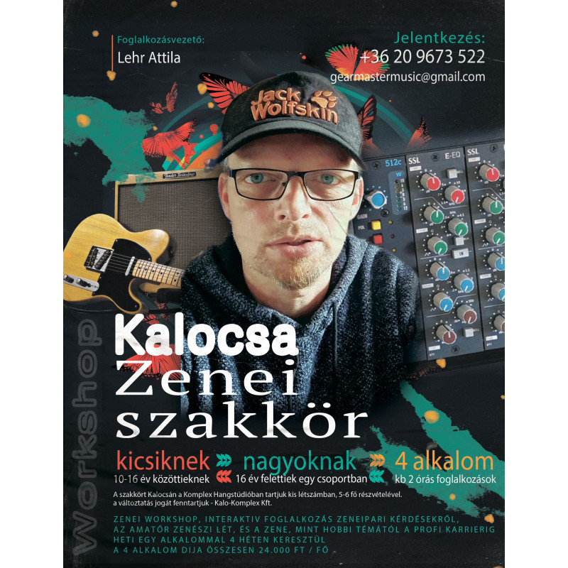 "Szellemsimogató" Zenei Workshop részvételi ajándékkártya (4 alkalom)