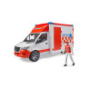 Bruder 2676 Mentőkocsi - MB Sprinter és figura