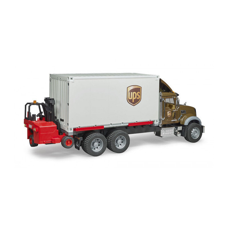 Bruder 2828 Mack Granite UPS - villástargoncával
